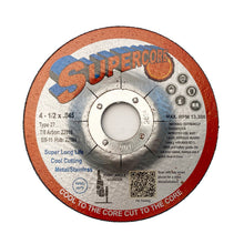 SuperCore Type 27 .045 Thin Cutting Wheels - 4-1/2 x .045 x 7/8