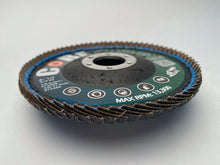 CORE Curve Flap Discs Reg. Density Type 27 – 4-1/2 x 5/8-11 40 Grit w/ Metal Threaded Hub