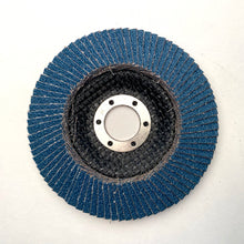 Flap Discs (Fiberglass) Reg. Density Type 29 - 4-1/2 x 5/8-11 120 Grit w- Metal Threaded Hub