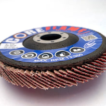 CORE Flame Flap Discs HD (Jumbo) Type 29 – 4-1/2 x 5/8-11 60 Grit Core Flame HD Ceramic Flap Disc