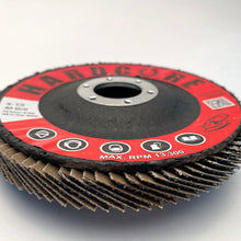 Hardcore Flap Discs HD (Jumbo) Fiberglass Type 29 – 4-1/2 x 5/8-11 80 Grit w/ Metal Threaded Hub