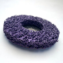 CORE Strip Discs Reg. Density Type 27 - 7 x 5/8-11 w- Metal Threaded Hub Purple