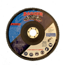 Badger 7 x 7/8 36 Grit Type 27 Flap Disc
