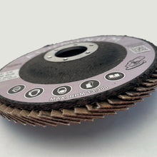 Flap Discs For Aluminum – Type 29 – 4-1/2 x 5/8-11 60 Grit w/ Metal Threaded Hub