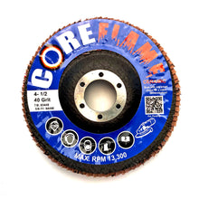 CORE Flame Flap Discs HD (Jumbo) Type 29 – 4-1/2 x 7/8 60 Grit Core Flame HD Ceramic Flap Disc