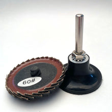Curve Mini Flap Discs - 3"  80 Grit  Zirconium